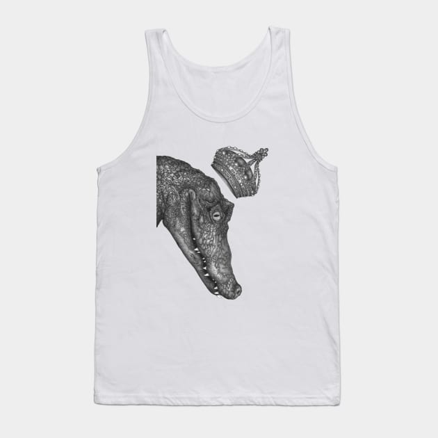 The Alligator King Tank Top by ECMazur